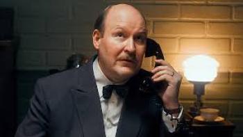 The Swedish Connection Movie: Henrik Dorsin on the telephone
