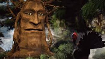 The Thanksgiving Movie: Animated tree talks to turkey