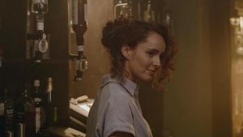 The Troubles - A Dublin Story: Sophia Adli at work behind a bar