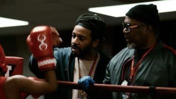 They Fight: André Holland and Wendell Pierce coaching boxing.