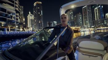 Tom Clancy's Jack Ryan: Ghost War: Michael Kelly on a boat.