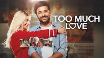 Too Much Love: woman embraces man