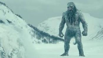 Troll 2: The troll set against a snowy landscape.