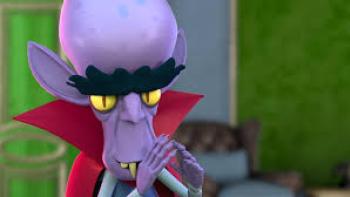 Turkey Day Movie: Purple animated villain creature