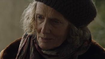 The Twin Movie: The mysterious Helen speaks to Rachel (who's offscreen) of the horrors of their town