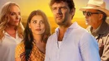 Under the Stars movie: Cast stands against sunset