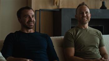 Untold: Chess Mates movie: chess.com CEOs Danny Kensch and Erik Allebest sit on a couch