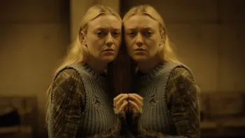 Vicious: Dakota Fanning sees double.