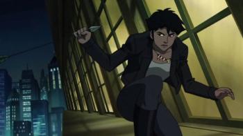 Vixen: The Movie: Mari stops an arrow