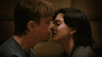Wardriver movie: Dane DeHaan and Sasha Calle kiss