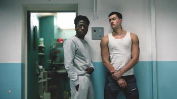 Wasteman: David Jonsson and Tom Blyth in a prison cell