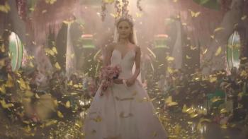 Wicked: For Good movie: Glinda, wearing what appears to be a wedding gown