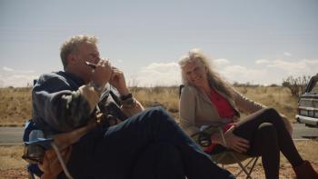 Will & Harper: Harper Steele and Will Ferrell in shares outside.