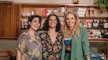 Women on the Verge scene 2: three women stand together