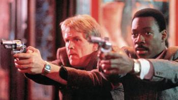 Another 48 hrs.: Eddie Murphy and Nick Nolte pointing guns