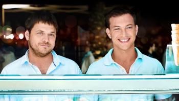 Yossi: Ohad Knoller and Oz Zehavi stand next to each other at an ice cream counter