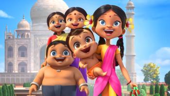 Mighty Little Bheem TV Show: Little Bheem and family
