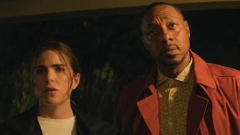 56 Days TV show screenshot 2: Detectives Reardon and Connolly discover a body