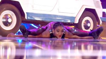 Amazingness TV Show: A contortionist act. 