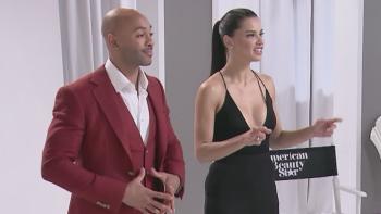 American Beauty Star TV Show: Sir John and Adriana Lima. 