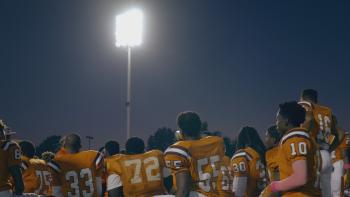 American High School TV Show: Football on Fridays. 
