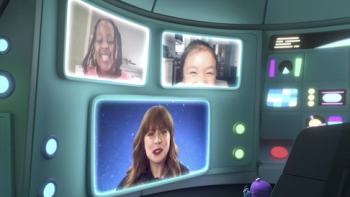 A Storybots Space Adventure TV Show: Kids ask questions. 