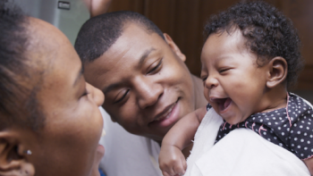Babies TV Series: Mom and dad play with baby