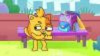 A cat looks guilty standing in front of a bench. 