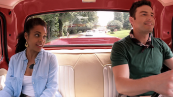 Backyard Blowout TV Show: Sana and Jonathan. 