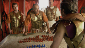 Battle Ground: The Art of War Series: Discussing battle strategy with a general. 