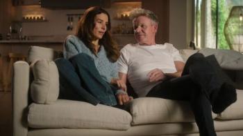 Being Gordon Ramsay: Gordon Ramsay and his wife sit on a couch together
