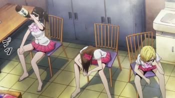 Back Street Girls: Gokudols TV Series: Coping with their new lives. 
