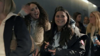 Call Her Alex TV show screenshot 2: Fans wait in line for Unwell show. 