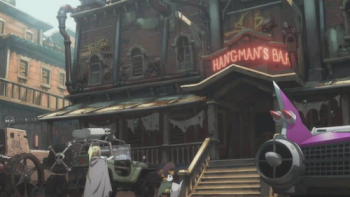 Cannon Busters TV Show: In Balloon Town. 