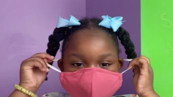 ABCs of Back to School CNN/Sesame Street Town Hall: girl wearing mask