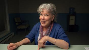 Coastal Elites TV Show: Miriam (Bette Midler) gets interrogated