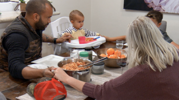 Country Ever After TV Show: Saying grace before dinner