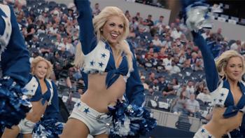 America's Sweethearts TV show screenshot 3: DCC Victoria shakes her pom-poms aside her teammates