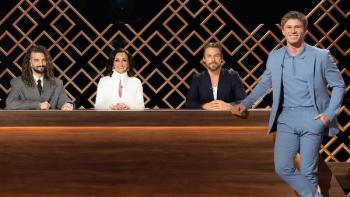 Dancing with the Stars: The Next Pro TV show screenshot: the judges and host