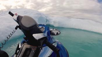 Dangerous Waters TV Series: Getting holed up in the ice. 