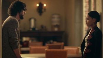 Dear White People TV Show: Samantha and Gabe talk seriously at school