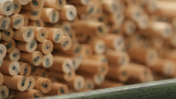 Wooden pencils. 