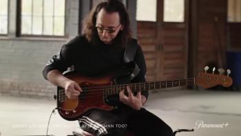 Geddy Lee Asks TV show screenshot 3: Lee, of the band Rush, plays bass