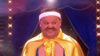 GiggleBiz Series: About to perform a circus stunt. 