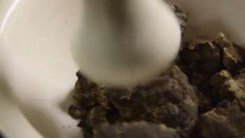 Manganese nodules. 