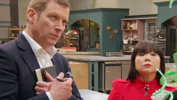 The Great British Baking Show the Professionals: judges Cherish Finden and Benoit Blin