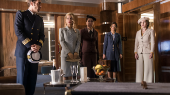 High Seas TV Show: Meeting an enthusiastic first officer. 