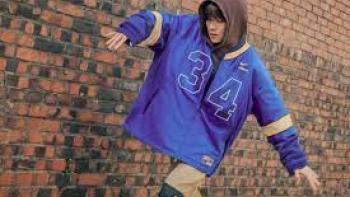 Hope on the Street TV show screenshot #1: J-Hope struts beside a brick wall