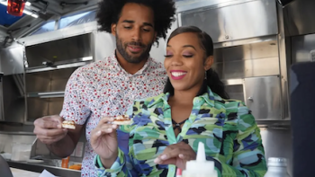 Hotties TV show: A heat challenge. 