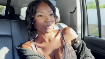 House of Heat TV show screenshot 1: Nafeesah Fosh Terry sits in car. 